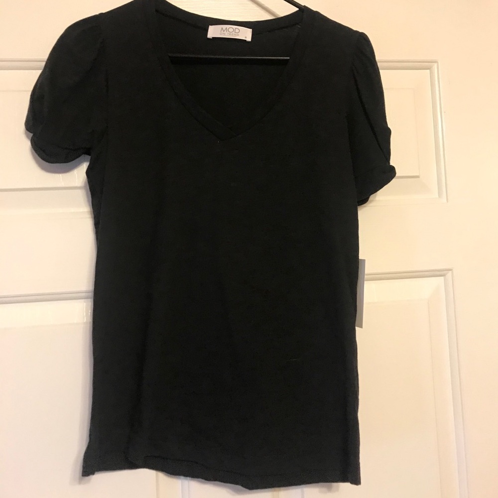 Black v neck